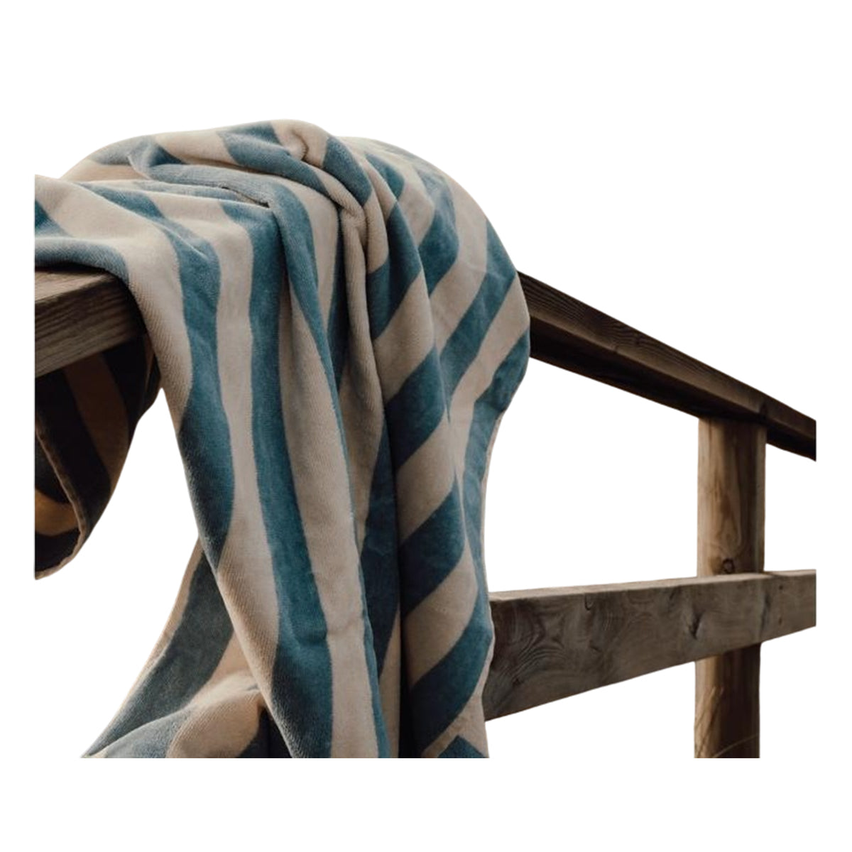 Navy - Side - Vinga Lagoa GRS Beach Towel