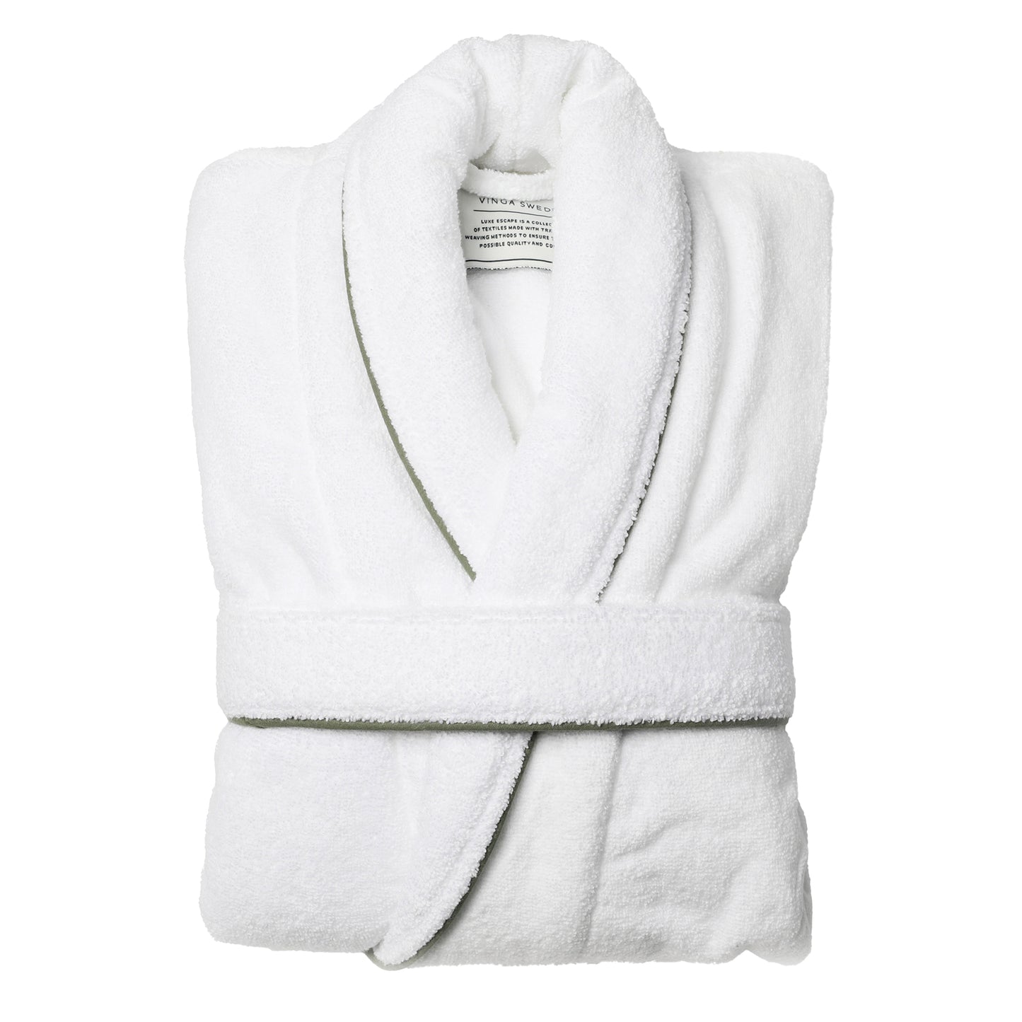 White - Side - Vinga Unisex Adult Harper Dressing Gown