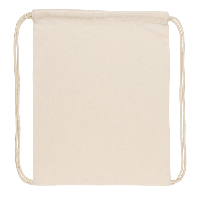 Off White - Back - XD Collection Impact Cotton Aware Drawstring Bag