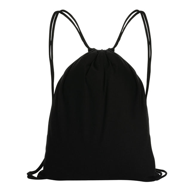 Black - Front - XD Collection Impact Cotton Aware Drawstring Bag