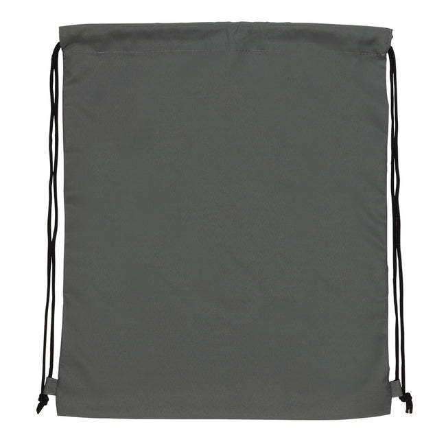 Anthracite - Back - XD Collection Impact RPET Aware Drawstring Bag