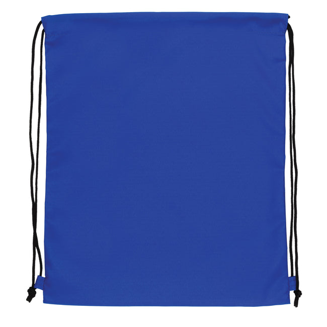 Blue - Back - XD Collection Impact RPET Aware Drawstring Bag
