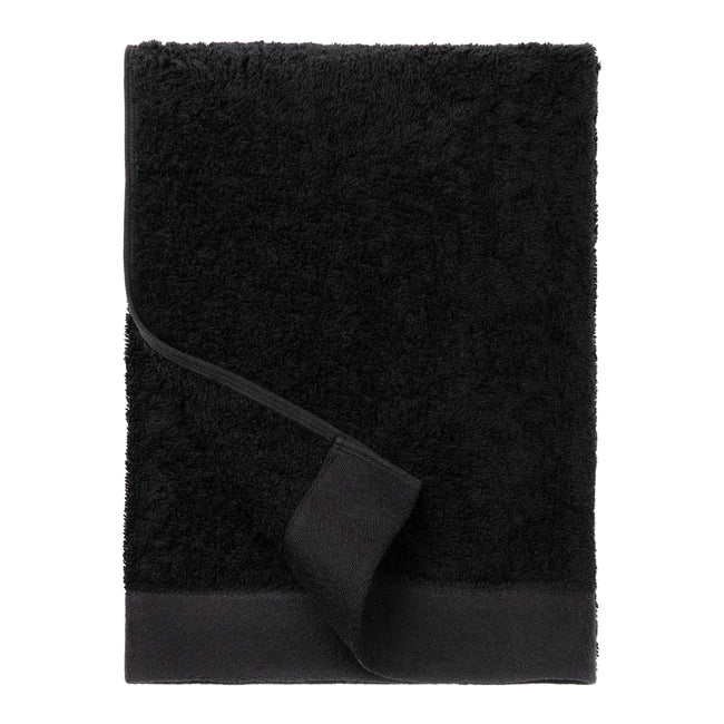 Black - Front - Vinga Birch Plain Towel