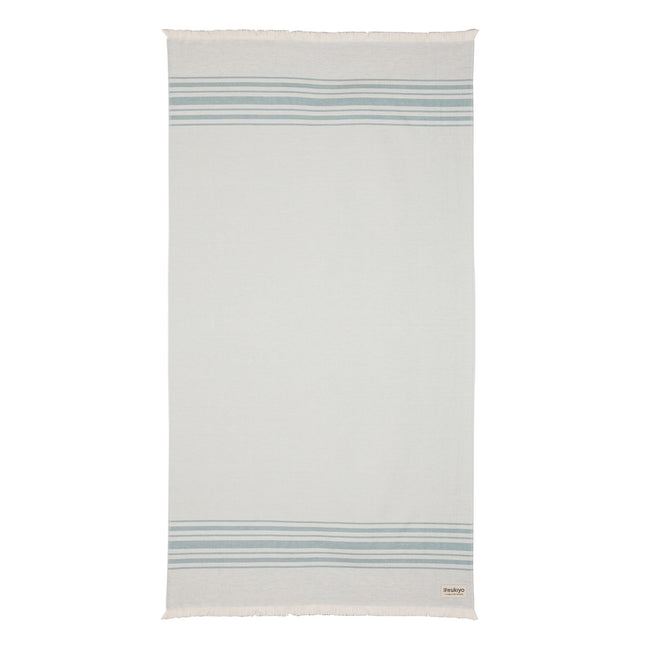 Green - Back - Ukiyo Yumiko Aware Hammam Bath Towel