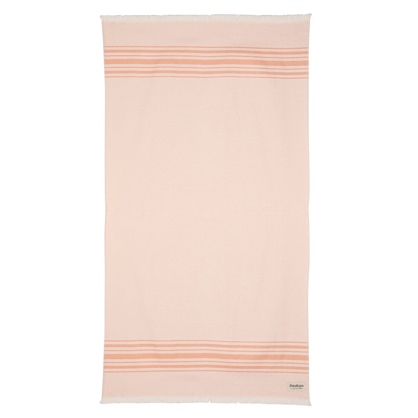 Pink - Back - Ukiyo Yumiko Aware Hammam Bath Towel