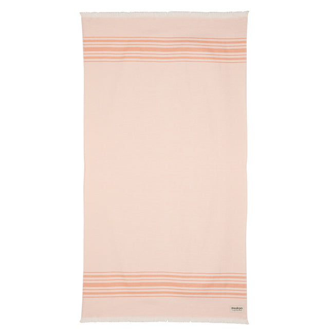Pink - Back - Ukiyo Yumiko Aware Hammam Bath Towel