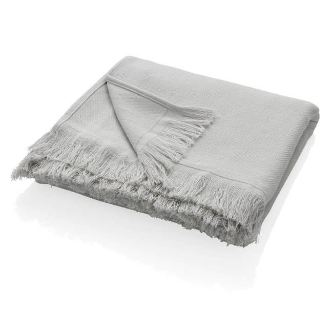 Grey - Front - Ukiyo Keiko Aware Hammam Bath Towel
