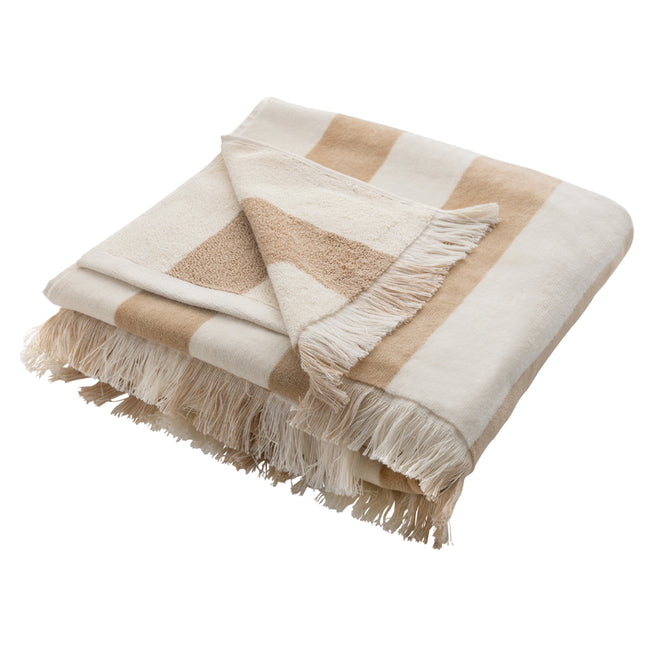 Brown - Front - Ukiyo Yukari AWARE Deluxe Beach Towel