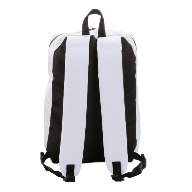 White - Back - XD Collection PVC 13L Backpack