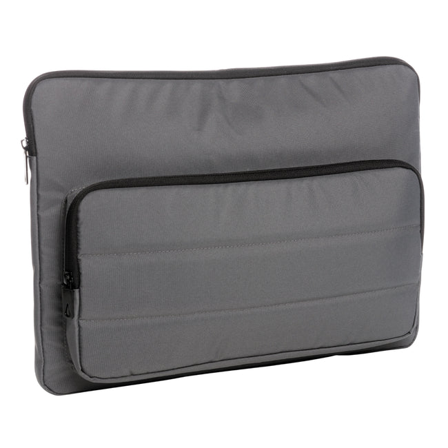 Anthracite - Side - XD Xclusive Impact Aware RPET Laptop Sleeve