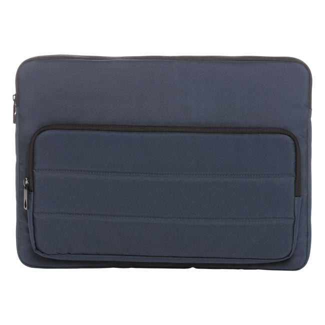 Navy - Front - XD Xclusive Impact Aware RPET Laptop Sleeve