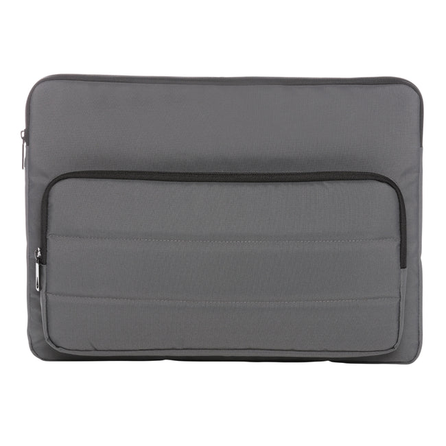 Anthracite - Front - XD Xclusive Impact Aware RPET Laptop Sleeve