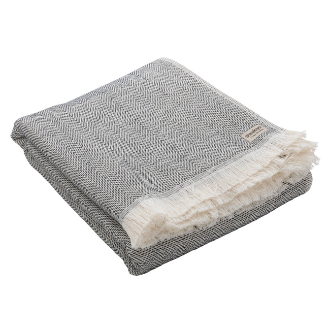 Black - Front - Ukiyo HisakoAWARE 4 Seasons Towel