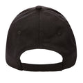 Black - Back - XD Collection Impact AWARE 6 Panel Recycled Cotton Cap