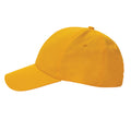 Yellow - Side - XD Collection Impact AWARE 6 Panel Recycled Cotton Cap