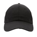 Black - Pack Shot - XD Collection Impact AWARE 6 Panel Recycled Cotton Cap