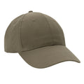 Green - Front - XD Collection Impact AWARE 6 Panel Recycled Cotton Cap