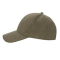 Green - Side - XD Collection Impact AWARE 6 Panel Recycled Cotton Cap