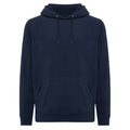 Navy - Front - Iqoniq Unisex Adult Trivor Microfleece Hoodie