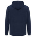 Navy - Back - Iqoniq Unisex Adult Trivor Microfleece Hoodie
