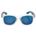 Blue - Front - XD Collection Gleam Recycled Polycarbonate Mirrored Sunglasses