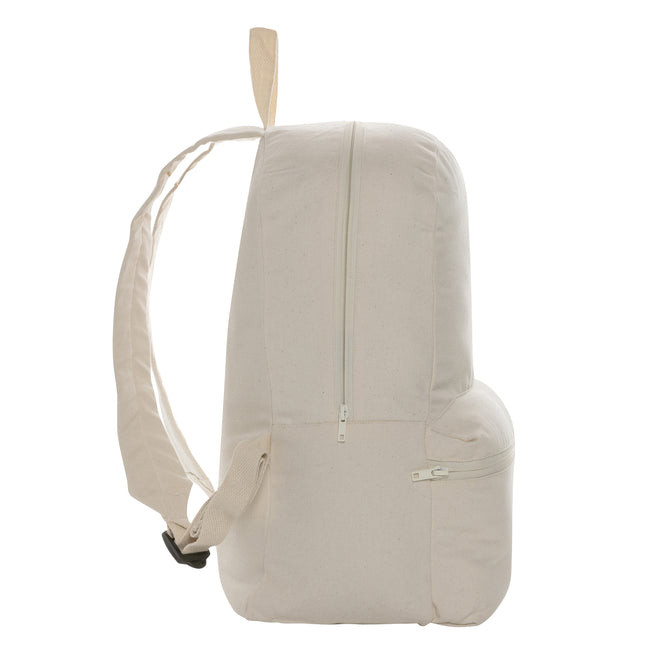 Off White - Side - XD Collection Recycled Canvas Backpack