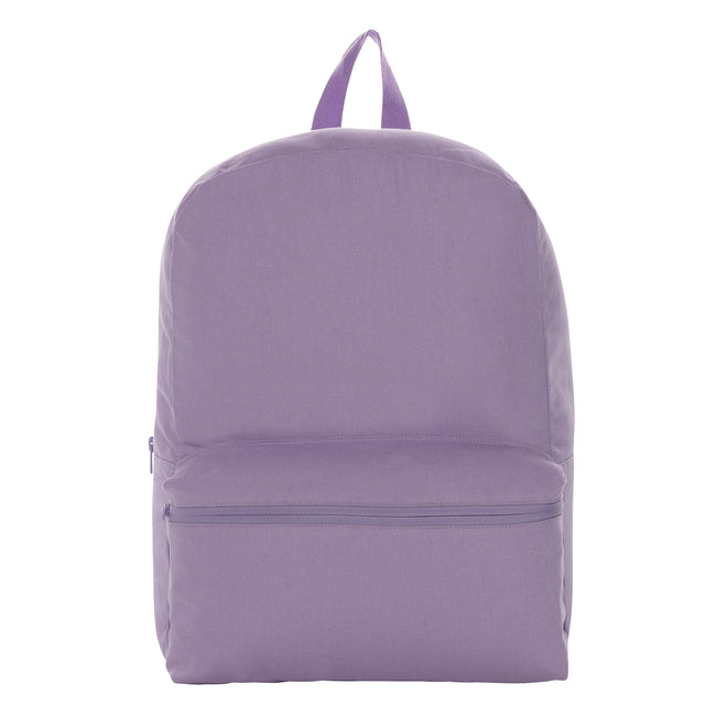 Lavender - Front - XD Collection Recycled Canvas Backpack
