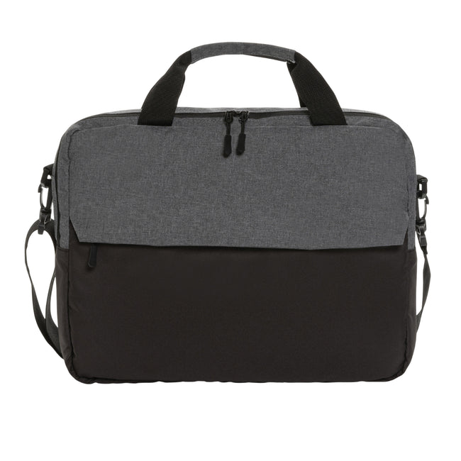Grey - Front - XD Collection Kazu RPET Aware Laptop Bag