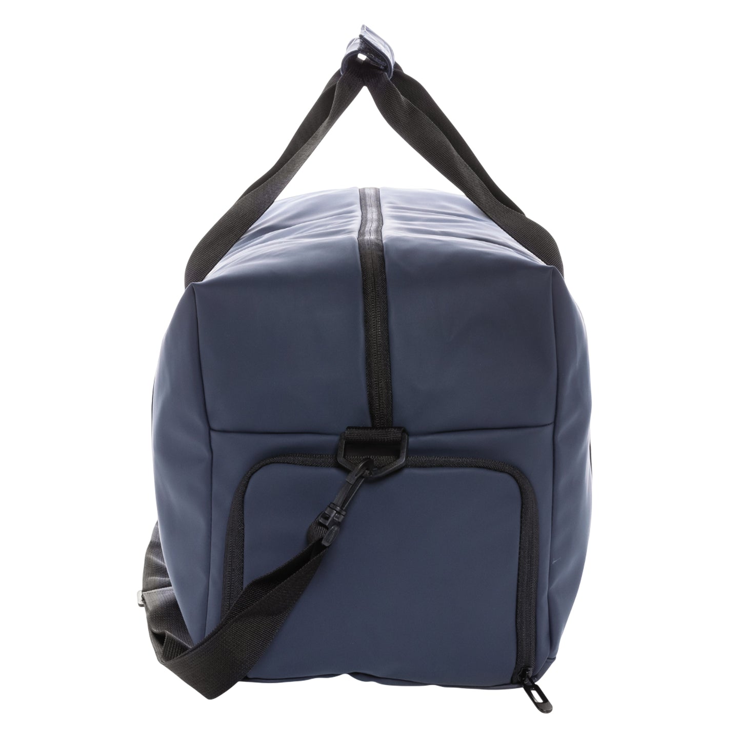 Navy - Side - XD Collection PU Duffle Bag