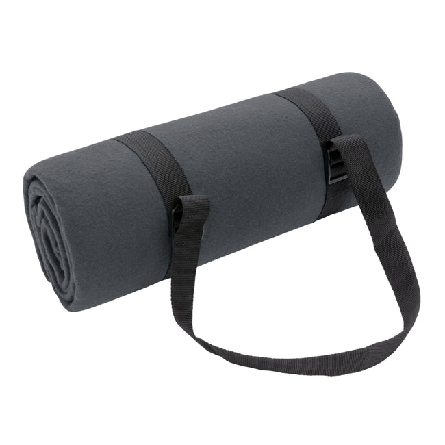 Antracite - Back - XD Collection RPET Picnic Blanket