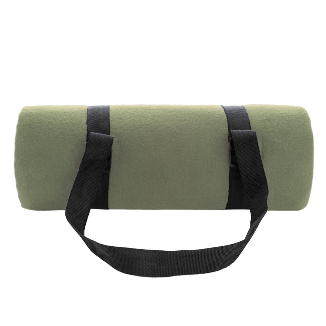 Green - Front - XD Collection RPET Picnic Blanket