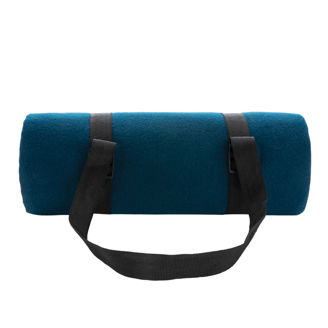 Navy - Front - XD Collection RPET Picnic Blanket