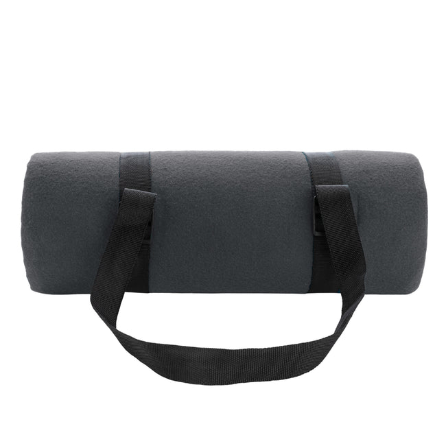 Antracite - Front - XD Collection RPET Picnic Blanket