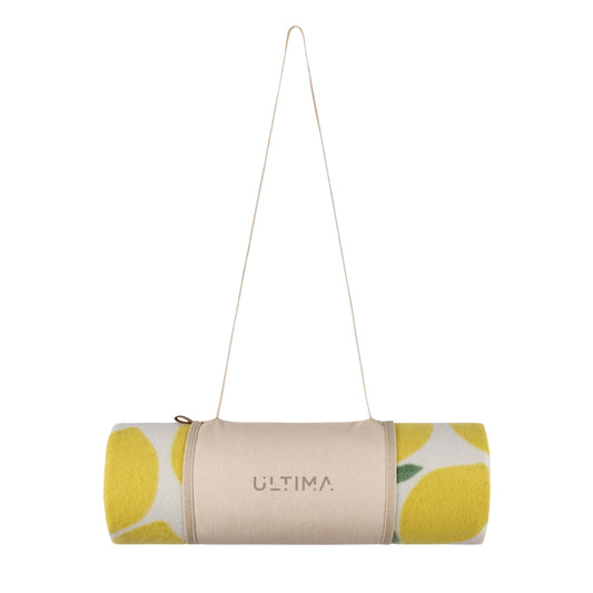 Yellow - Front - Vinga Arwe Lemon Picnic Blanket