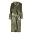 Green - Back - Vinga Unisex Adult Louis Luxury Plush Dressing Gown