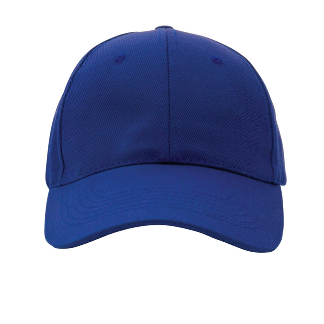 Blue - Front - XD Collection Impact 6 Panel Recycled Cotton Aware Cap