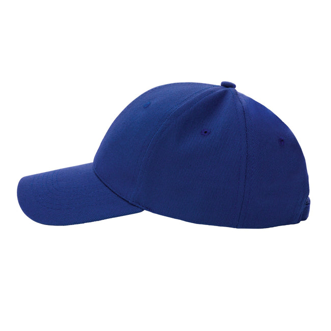 Blue - Side - XD Collection Impact 6 Panel Recycled Cotton Aware Cap