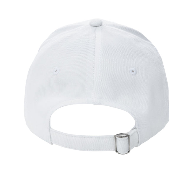 White - Back - XD Collection Impact 6 Panel Recycled Cotton Aware Cap