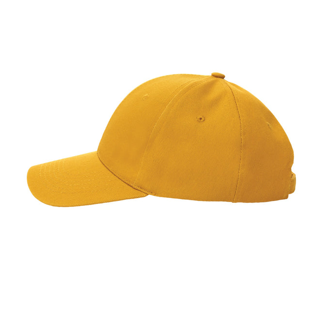 Yellow - Side - XD Collection Impact 6 Panel Recycled Cotton Aware Cap