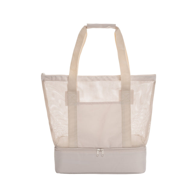 Beige - Front - XD Collection Iqlo RPET 2 in 1 Cooler Tote Bag