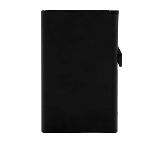 Black - Front - XD Collection Standard Aluminium RFID Blocking Card Holder