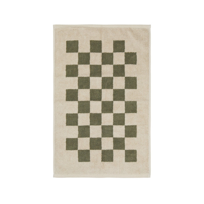 Green - Side - Vinga Elba Organic Cotton Towel Set (Pack of 4)