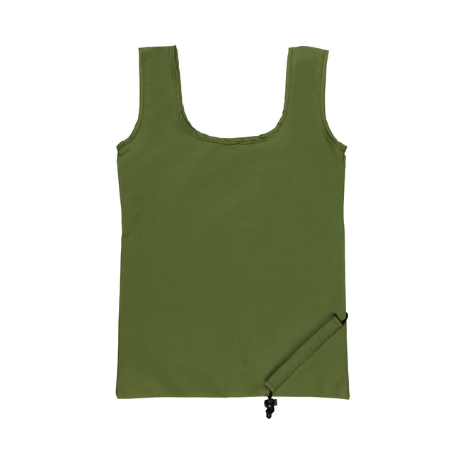 Green - Back - XD Collection RPET Foldable Shopper Bag