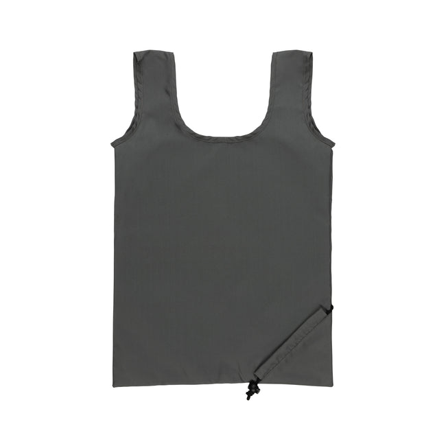 Anthracite - Back - XD Collection RPET Foldable Shopper Bag