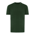 Forest Green - Front - Iqoniq Unisex Adult Brett Recycled Cotton T-Shirt