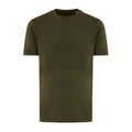 Khaki Green - Front - Iqoniq Unisex Adult Brett Recycled Cotton T-Shirt