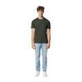 Khaki Green - Side - Iqoniq Unisex Adult Brett Recycled Cotton T-Shirt