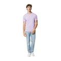 Lavender - Side - Iqoniq Unisex Adult Brett Recycled Cotton T-Shirt