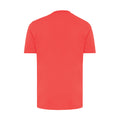 Luscious Red - Back - Iqoniq Unisex Adult Brett Recycled Cotton T-Shirt
