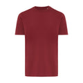 Burgundy - Front - Iqoniq Unisex Adult Brett Recycled Cotton T-Shirt